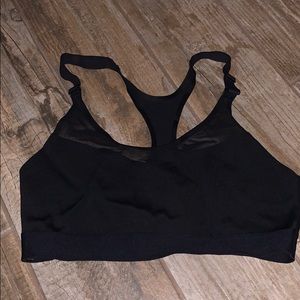 black sports bra from VS